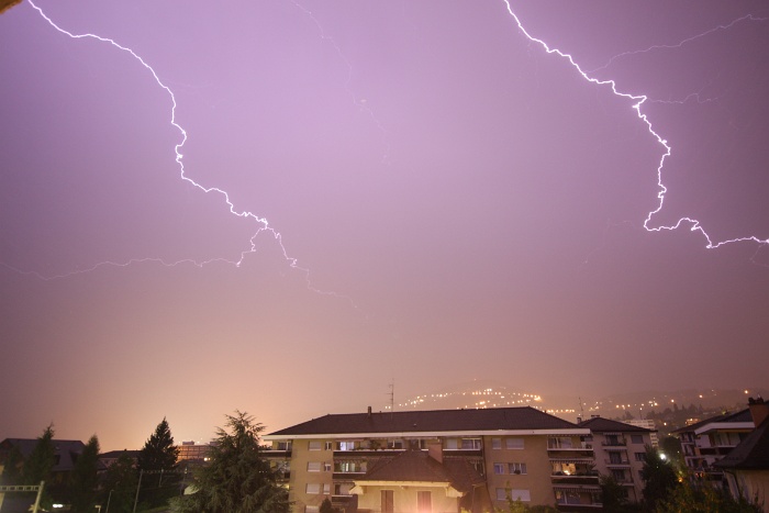 Orage depuis balcon - Aout - 004